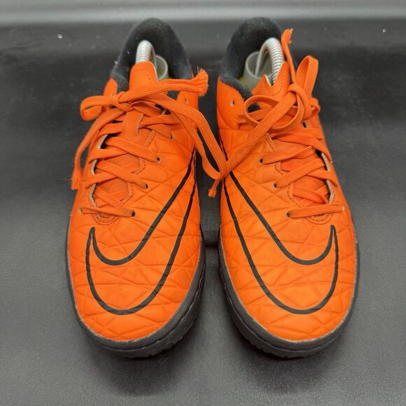 Nike Hypervenom Phelon 2 Indoor Soccer Shoes Size 3.5Y Futbol Orange 749920-888 - Picture 3 of 7